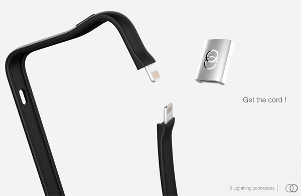 手機(jī)邊框分電線：Juice up Cable(組圖)