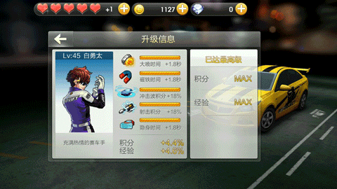 天天飛車(chē)滿級(jí)車(chē)手屬性介紹