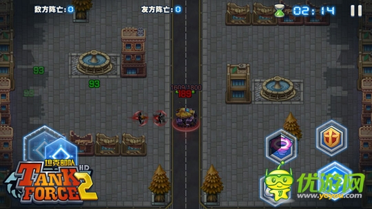 坦克闖關(guān)手游《坦克部隊(duì)2》競技場眾生相