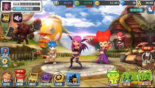 《Hello Hero》iOS新版評(píng)測(cè)：二次元版星球崛起