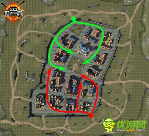 掌握伏擊戰(zhàn)！《3D坦克爭(zhēng)霸》地圖路線(xiàn)選擇