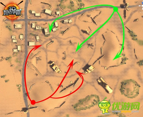 掌握伏擊戰(zhàn)！《3D坦克爭(zhēng)霸》地圖路線(xiàn)選擇